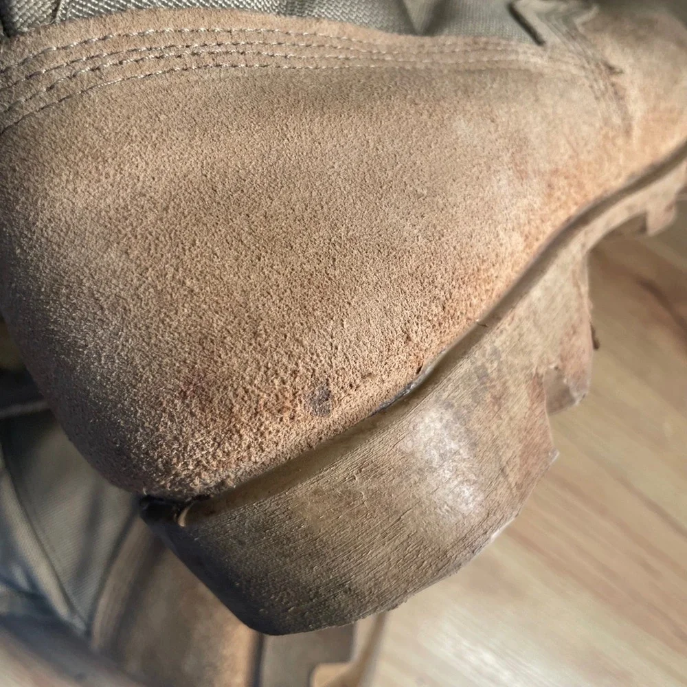Altama desert tan combat boots Vtg 12 Wide Hot Weather Military Army *READ AS IS